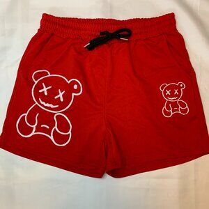 SHEIN Red Short With Design